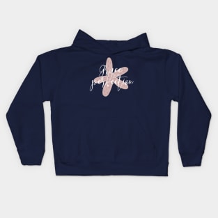 Grace Not Perfection - Pink - Starfish Art T-Shirt Kids Hoodie